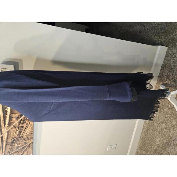 Nwt Crown & Ivy Novel Navy Long Sleeve with Tulle - Picture 2 of 9